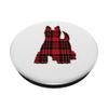 Scottie dad , Scottish Terrier mom PopSockets Swappable PopGrip