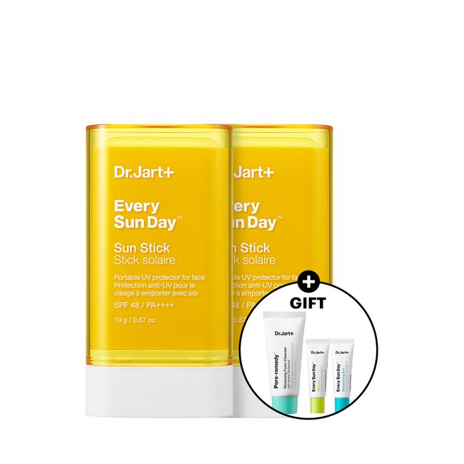 1+1/free gift Dr. Jart Every Sun Day Stick 19g (SPF48 PA++++) x 2ea Sun Stick 19g (SPF50+) 185302