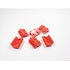 LEGO 6 Red 1x2-1x2 Brackets N1