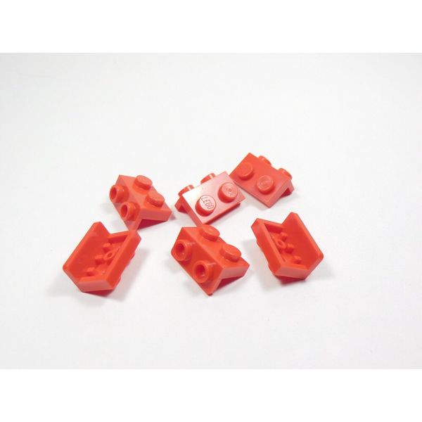 LEGO 6 Red 1x2-1x2 Brackets N1