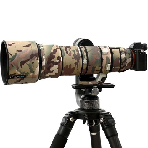 ROLANPRO Waterproof Lens Cover for Sony FE 400-800mm f/6.3-8 G OSS Camouflage Rain Cover-#4 All-Terrain Camouflage Waterproof