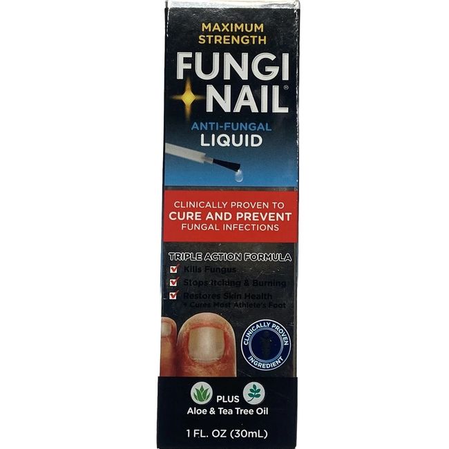 fungi nail max anti-fungel liquid 1oz exp 2025 scuffed box