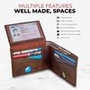 BULL GUARD Mens RFID Blocking Bifold Wallet