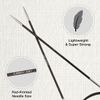 KnitPro Karbonz Fixed Circular Needles 16" (40cm) | 2.25 mm