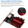 PCI-E Network Adapter RTL8125B 2.5Gbps Gigabit Ethernet Card RJ45 LAN Controller