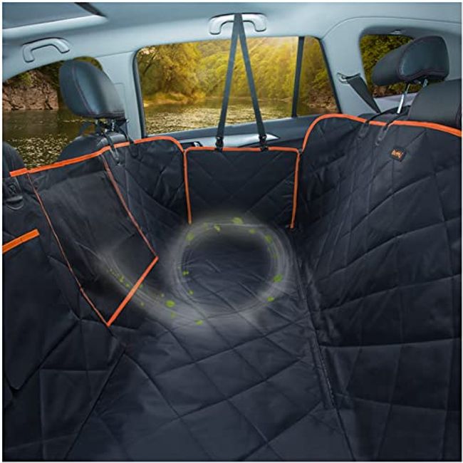 Dog Seat Covers for Backseat Car Hammock for Dogs Waterproof Mesh