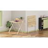 GreenForest Folding Desk 2-Tier Foldable Small Spaces Desk Home Office Table-Oak