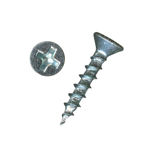 100 Pack #6 x 3/4" Flat Head Phillips Deep Thread Wood Screws Nickel