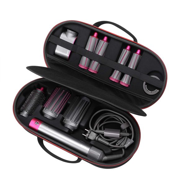 RLSOCO Storage Case for Dyson Airwrap Hair Iron, Dyson Hair Iron, Styler, Hair Curler Accessories, Black (Only Airwrap Styler can be stored, Hair Dryer cannot be stored)