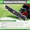 187256 Medium Lift Mower Blades - Replacement Mower Blades Compatible with Hu...