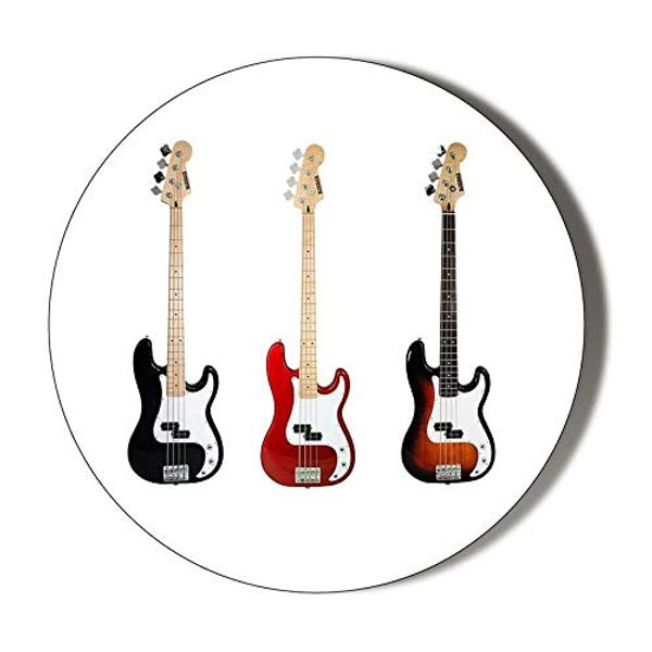 3 BASS GUITARS 58mm Handbag or Pocket Make Up Mirror 58mm Diameter Novelty Mirror