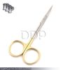 2 Pcs Super Cut IRIS Scissors 4-1/2" Curved ENT Ear Eye Surgical Instruments 