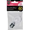 Toshiba Lighting & Technology Mini Krypton Light Bulb E17 60W Shape, Clear