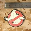 Ghostbusters No Ghost Glow Dark GITD Cosplay Movie PVC Rubber 3D Velcro Patch