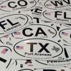 US Decal, Inc. Great Falls, Montana Oval Sticker