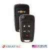 Chevrolet Impala, Malibu Flip Remote Key 5 Button Strattec 5912546