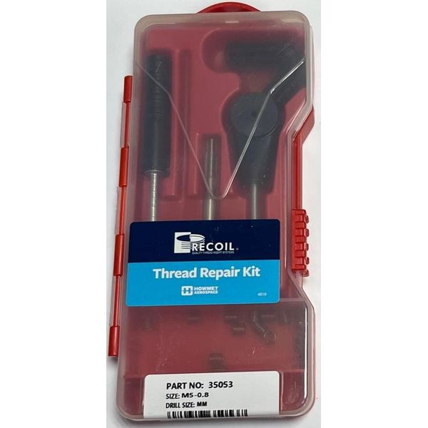 M5P=0.8 Recoil Kit with Pilot Tap 35053NewPK