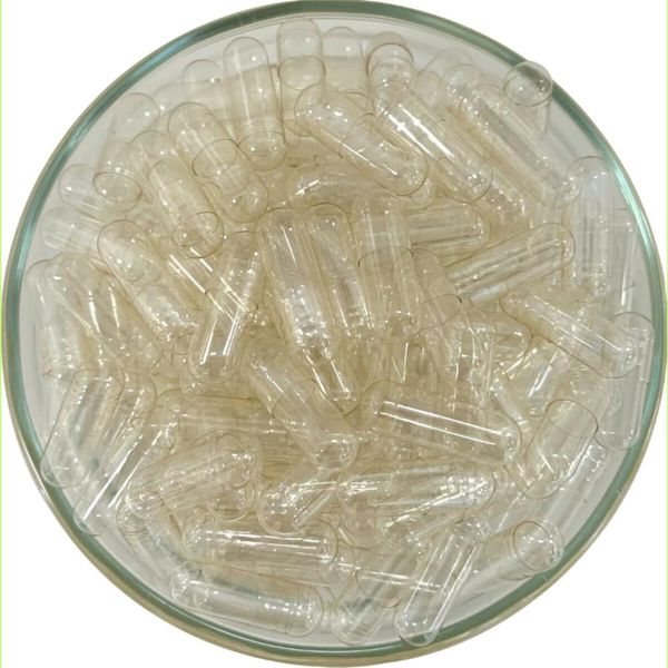 Empty Capsules Size 0 HPMC Vegan Vegetarian Clear Pharmaceutical Capsules 100
