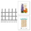 Spellbinders Bamboo Trellis Background Etched Dies, Metal