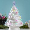 100pcs Ceramic Easter Tree Replacement Light Bulbs and 3pcs Tree Toppers - 5 Festive Pastel Colour Tree Studs and 3pcs Easter Bunny & Egg Tree Topper Accessories