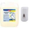 Foam Soap Dispenser Set Dispenser 400 ml Including Eilfix Foam Soap 5 Litres