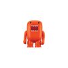 4" Domo Vinyl Figure: Black Light Orange