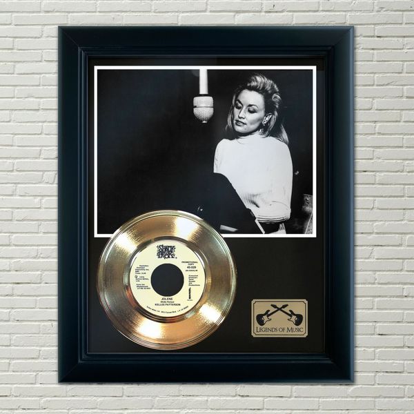 Dolly Parton "Jolene" Framed 45 Gold Record Display 
