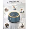 Dreamegg D1 Sound Machine - White Noise Machine with Baby Night Light for Sleeping, High Fidelity Sounds, Timer & Memory Feature, Sound Machine for Baby Adults, Home, Office, Travel (Navy Blue)