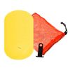 Precision Training Coloured Flat Round Markers - Pk10 - Options: Orange or Yellow (YELLOW)