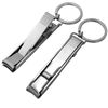 JamHooDirect Portable Ultra-thin Folding Nail Clipper with Key chain - Stainless Steel Nail File - Pack of 2