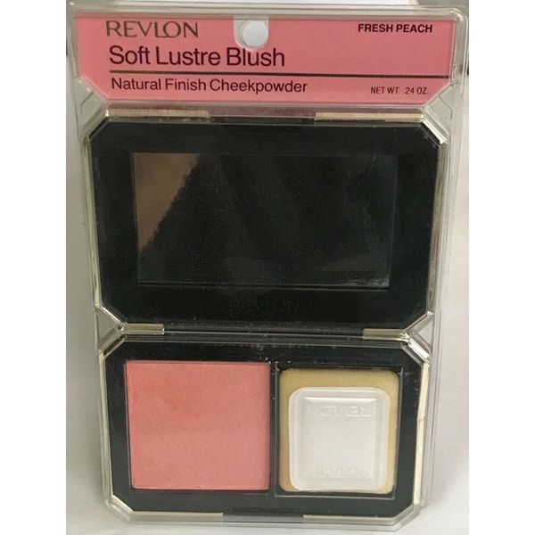 2 Revlon Soft Lustre Blush  FRESH PEACH   NATURALLY FINISH CHEEK POWDER pl read