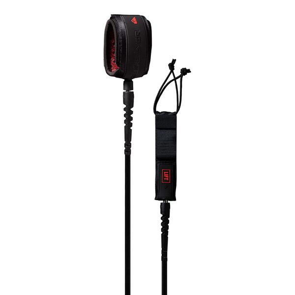 Quiksilver Lift Surfboard Leash - Black - 8'