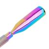 Trimmer Cuticle Remover Pusher, Rainbow Durable Fingernails Toenails Dead Skin