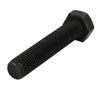 Sourcingmap 8.8 Grade M16x80mm Full Threaded Left Hand Thread Hex Head Bolt Black