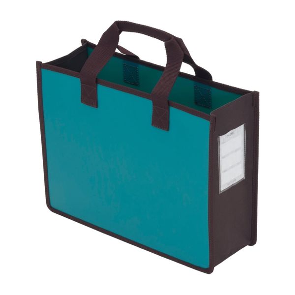 Sakura Crepas UNT-A4J#135 Meeting Bag, Notum Office Tote Bag, J, Turquoise Blue