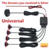 Adjustable Car Parking Sensors Reverse Backup Flat Sensors Radar Buzzer Alarm