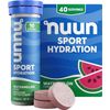 Sport Electrolyte Tablets - Dissolvable in Water, Watermelon, 5 Essential Ele...
