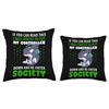 Orca Gamer Video Game Gaming Throw Pillow