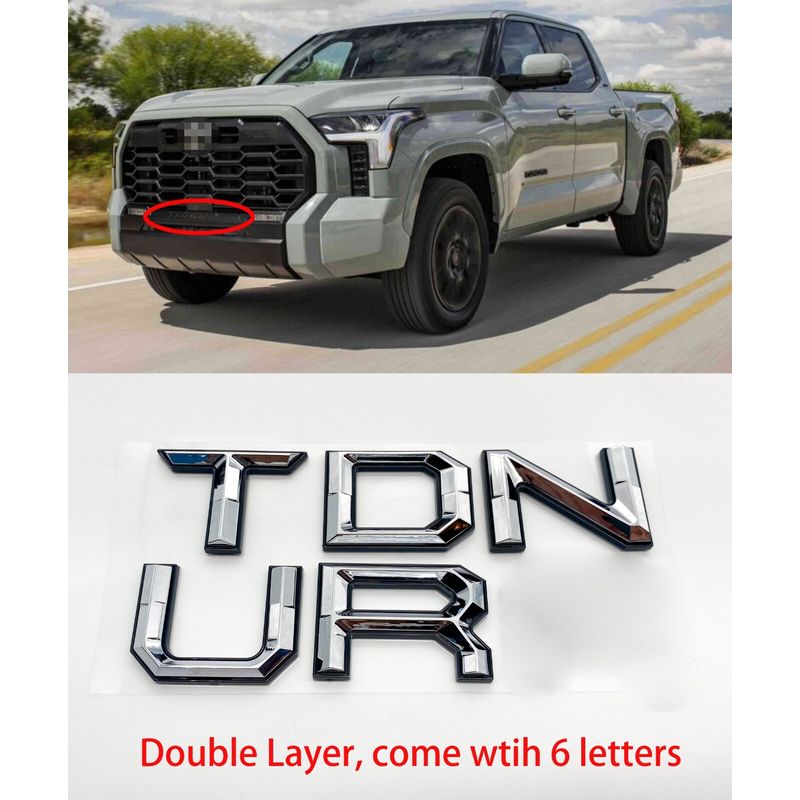 FITS Toyota Tundra TRD PRO Tailgate Indent Decals 2022 2023 2024 2025