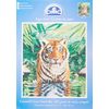 DMC Tiger Pool 16 Count Cross Stitch Kit, Multi-Colour