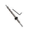 3/8" Hex Twist Step Drill Bit Wrench Set For Kreg Pocket Hole Drill Jig Guide