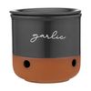 Ladelle Eco Garlic Jar Charcoal