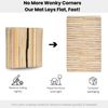 Rug Area Rugs Cotton Linen 3x5 Ft Multicolour Chindi for Livingroom Bedroom Washable RagRug Reversible Farmhouse Kitchen RunnerRug Carpet Area Runner Mat for Hallway, Entryway