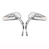 For Harley Davidson Dyna Wide Super Glide Road King Motorcycle Mirrors Chrome