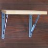Tanner Folding Metal Shelf Brackets, Set of 2