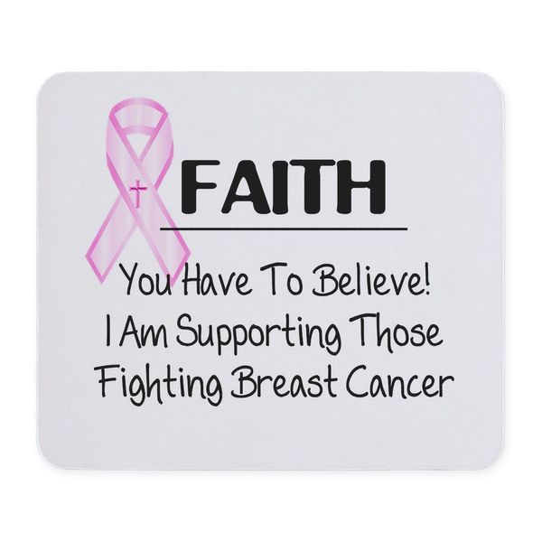 CafePress Faith Mousepad Non-slip Rubber Gaming Mousepad