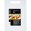 Chef Aid White Poly Chopping Board, Measuring 35cm x 25cm x 0.9cm