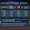 MICTUNING 12 Gang Switch Panel Kit Blue Led Auxiliary Relay System Marine 12/24V