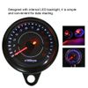 TKSE Electronic Tachometer, DC 12V Universal Motorcycle LED Backlight Tachometer Electronic Tach Meter Gauge