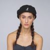 Kangol Wool 504 Flat Cap, Black, Medium
